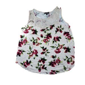 Ambiance Flower Tank Top Size 2xl